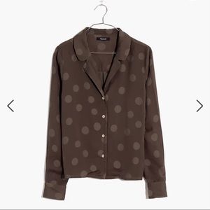 Madewell Jacquard Dot Shirt